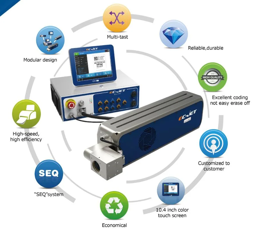 Logo Printing CO2 Laser Marking Machine (ECL1100)