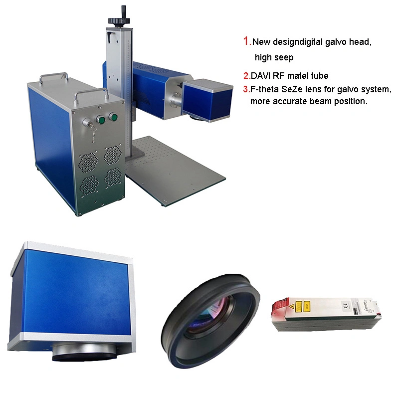 10W 20W 30W 50W Handy Cheap Gun Tires Smart Mini Hand Held Engraving Handheld UV Mopa CO2 Fiber Portable Laser Marking Machine