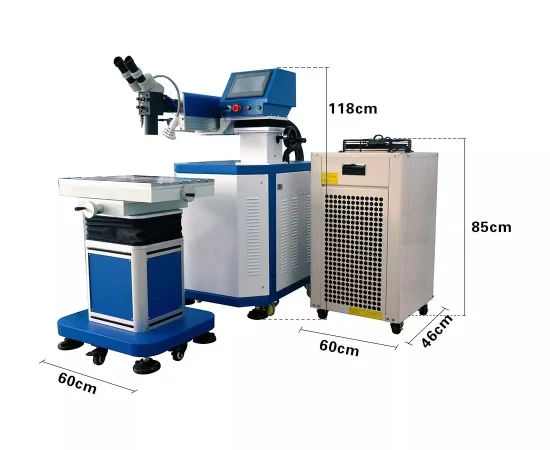 모양 레이저 용접기 400W 정밀 수리 용접 스테인레스 스틸 금속 균열 및 모서리 자동 펄스 스폿 용접 기계